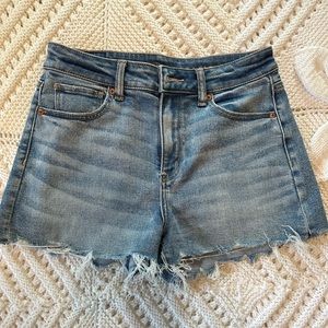 AE Stretch Denim Mom Shorts